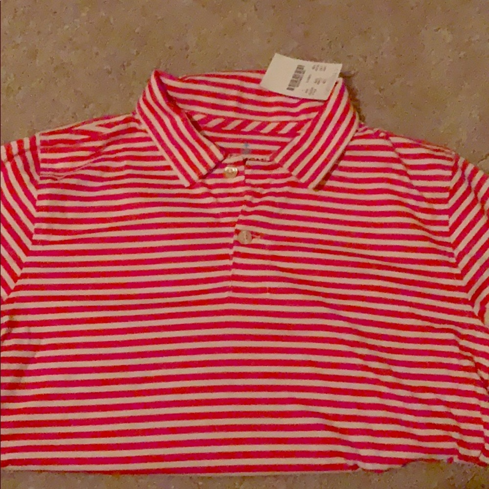 Crew cuts golf shirt